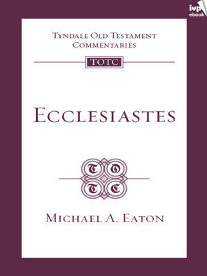 cover image of TOTC Ecclesiastes